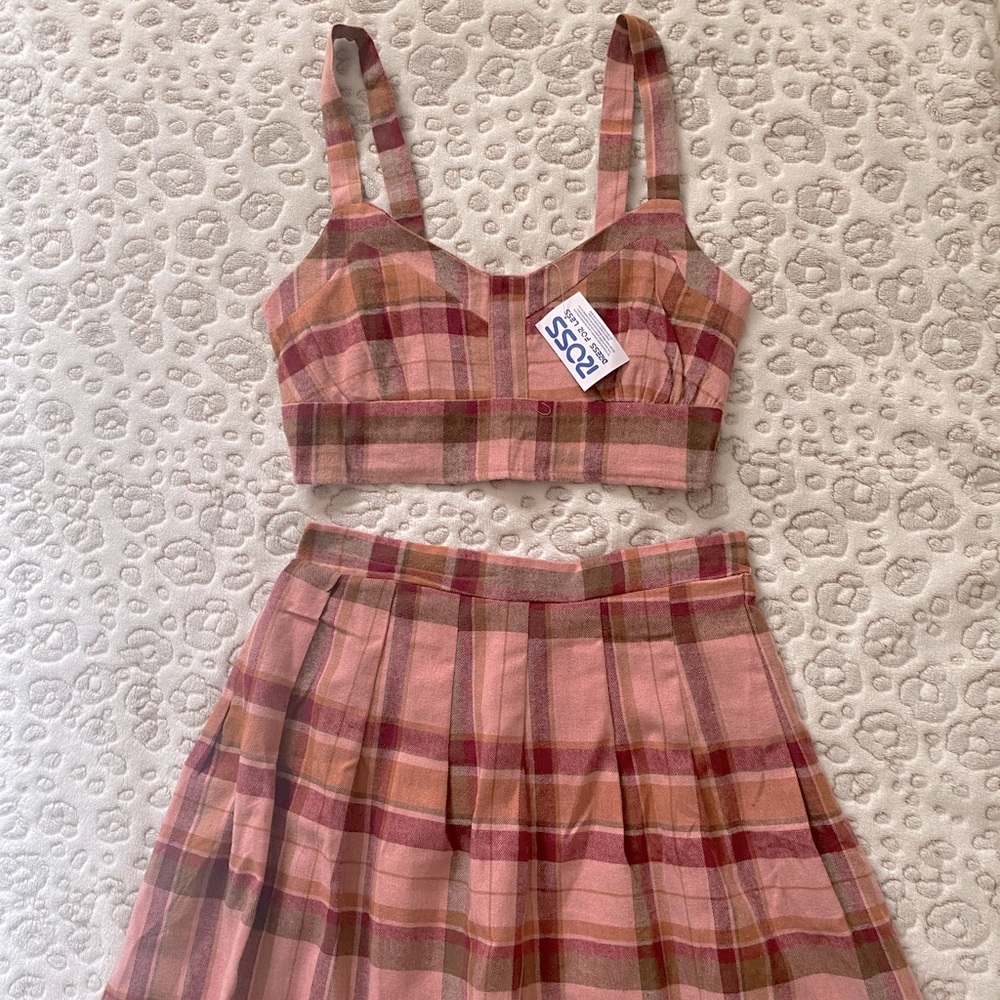 Plaid Two-Piece Set ✨NWT✨